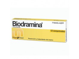 Imagen del producto Biodramina 12 comprimidos